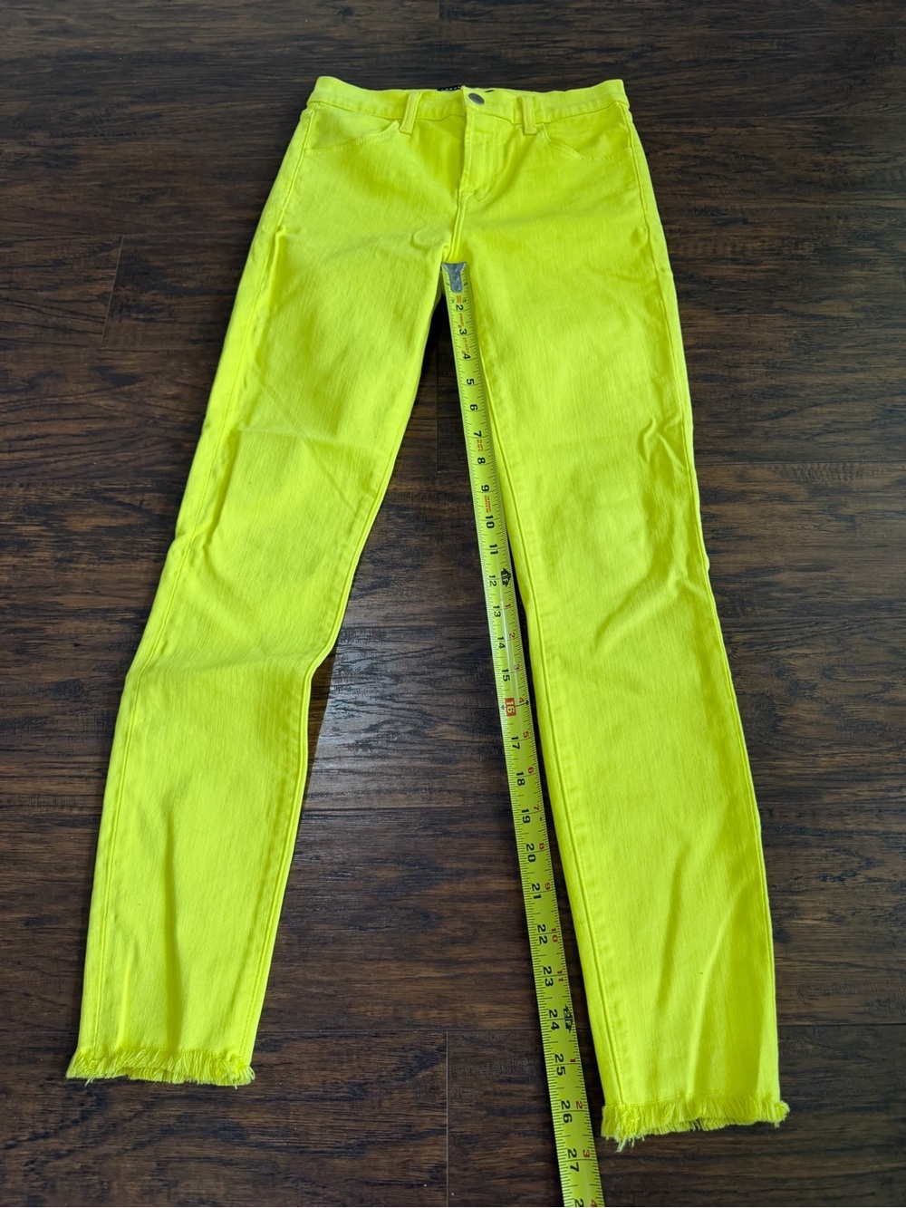 J Brand for Neiman Marcus Women's Yellow Jeans Size 24 - Picture 10 of 10